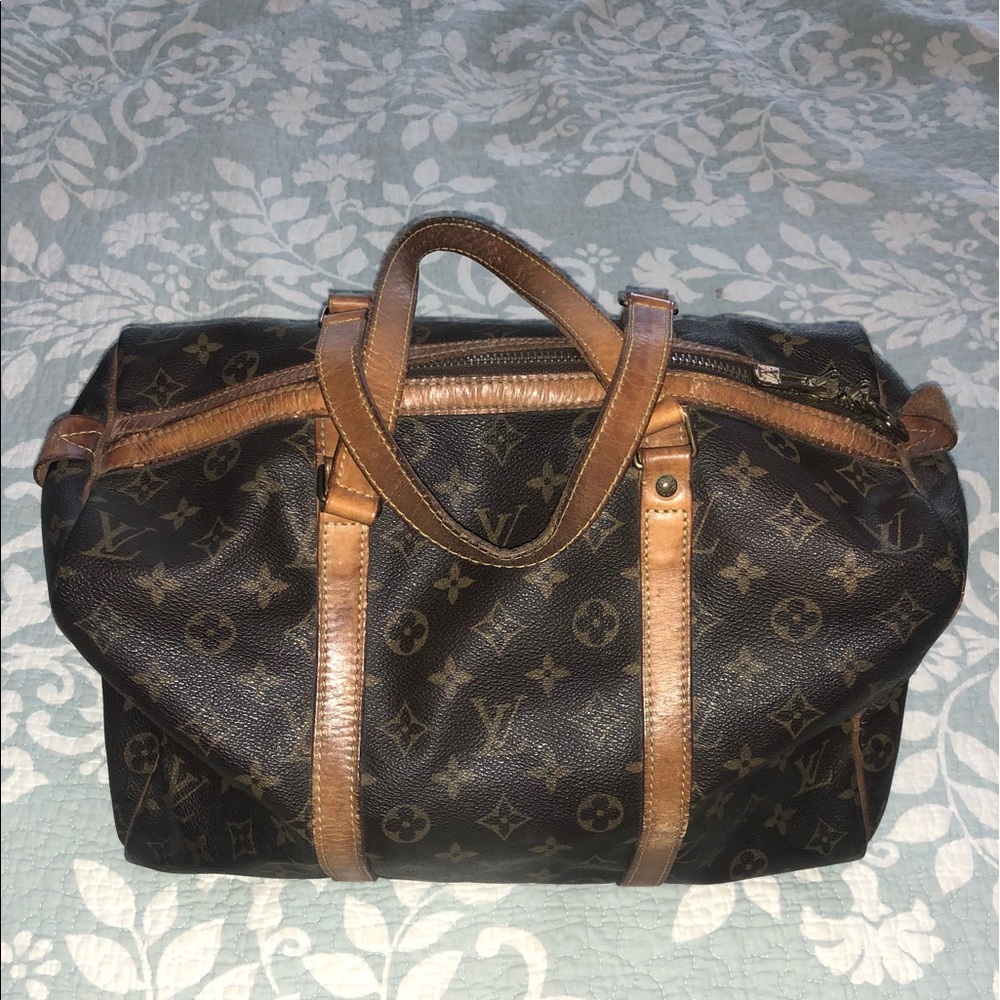 Vintage Louis Vuitton Sac Souple 35 Satchel Bag